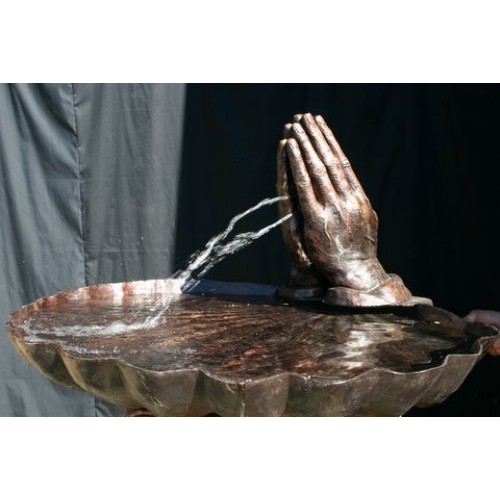 Modliace ruky - bronzová socha