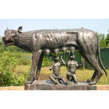 Umelecké Sochy Vlčica, Romulus a Remus (veľká socha)  