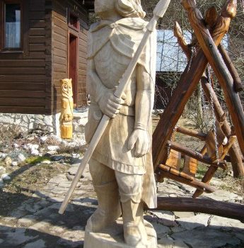 Umelecké Sochy Svätý Hubert s oštepom  
