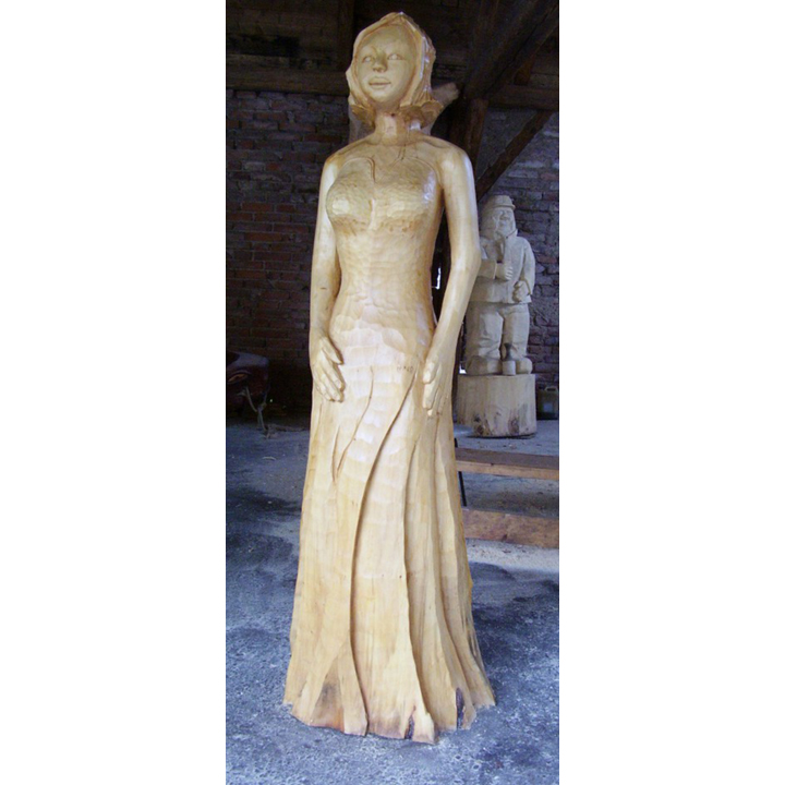 Drevená Jozefína - socha z dreva