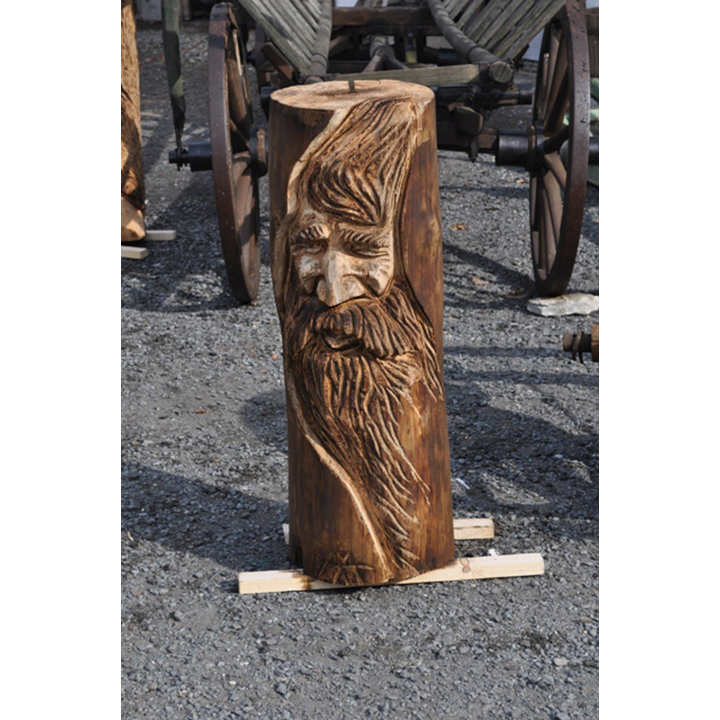 Drevená tvár II - socha z dreva