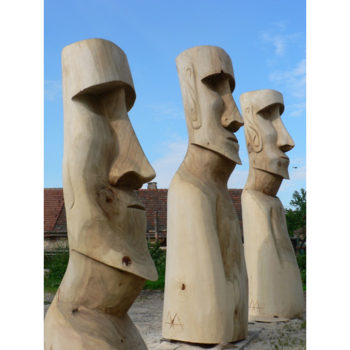 Umelecké Sochy Drevené sochy Moai  