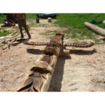 Drevený indiánsky totem 10 m - socha z dreva
