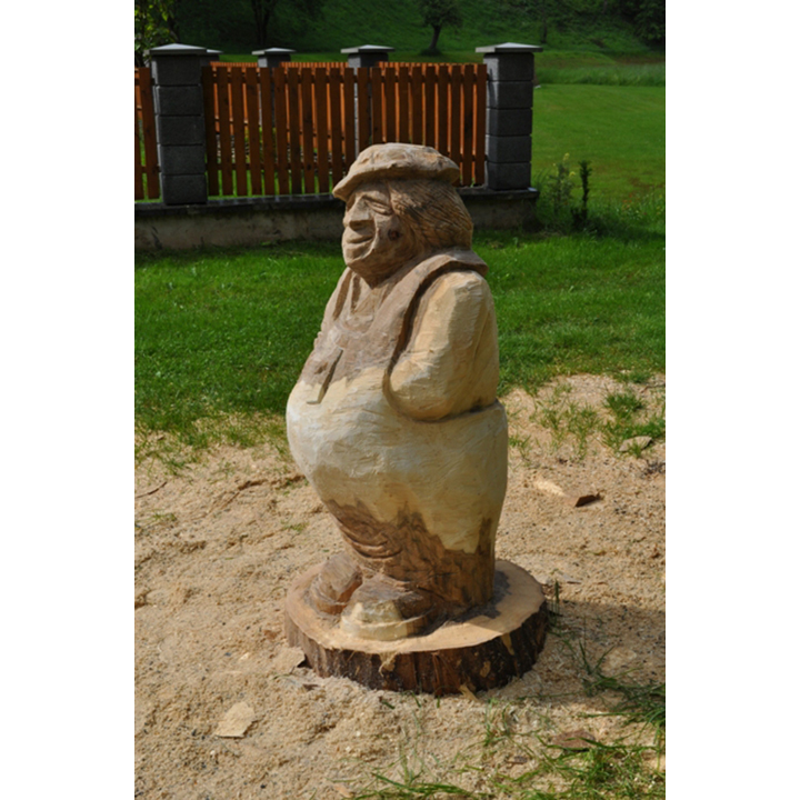 Drevený mlynár - socha z dreva
