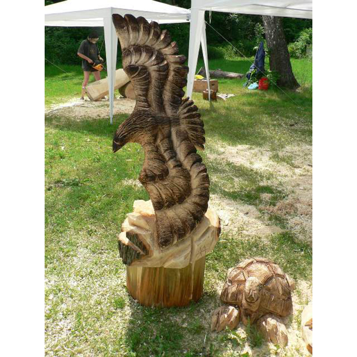 Drevený orol - socha z dreva