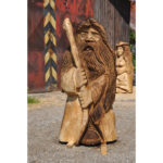 Drevený pútnik - socha z dreva