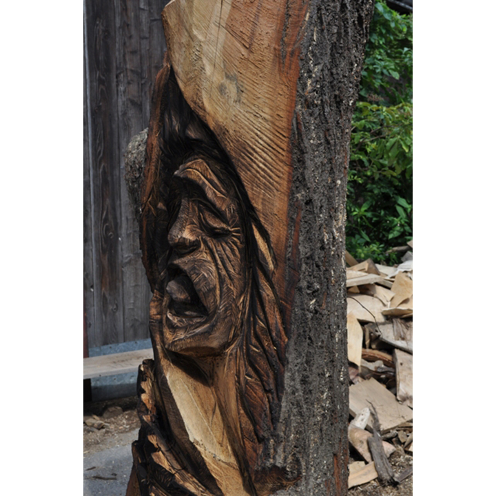 Hejkal - lesný duch - socha z dreva