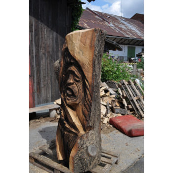Umelecké Sochy Hejkal - Lesný duch - drevená socha  