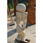 Hriešny tanec - socha z dreva