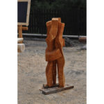 Lúčenie - socha z dreva