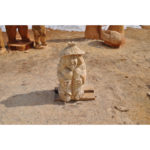 Malý drevený vodník - socha z dreva