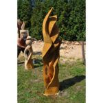 Pokora - socha z dreva