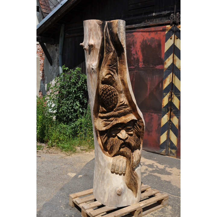 Škriatok stromofúz - Socha z dreva