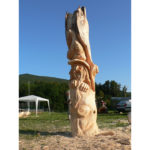 Škriatok stromofúz II - socha z dreva