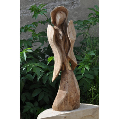 Umelecké Sochy Archanjel Gabriel - drevená socha  