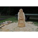 Svätý Antonín - socha z dreva