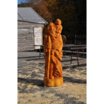 Svätý Krištof - socha z dreva