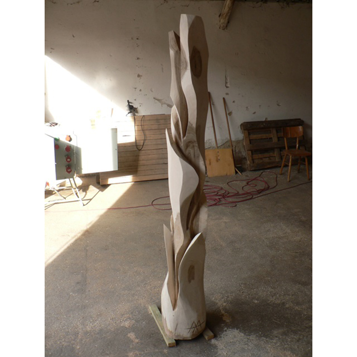 Túžba - socha z dreva