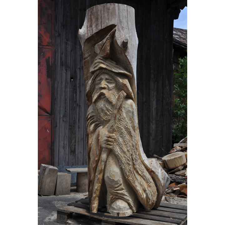 Vládca jeseníkov - pradedo - socha z dreva