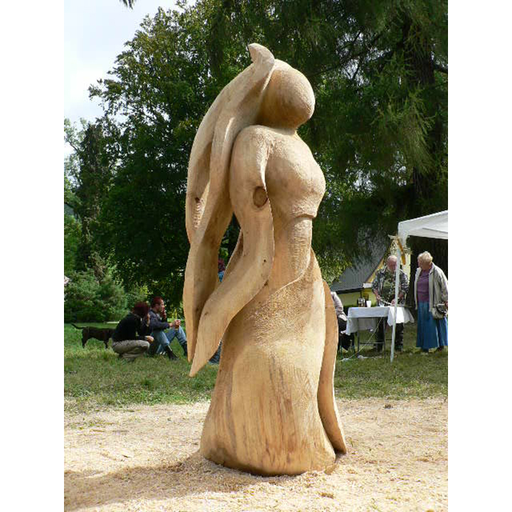 Vládkyňa morskej ríše - socha z dreva