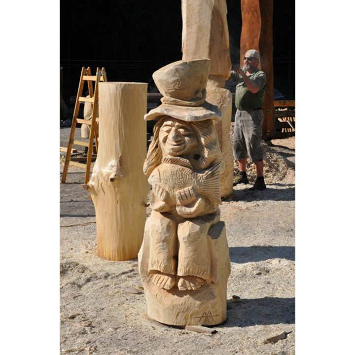 Vodníkov syn - socha z dreva