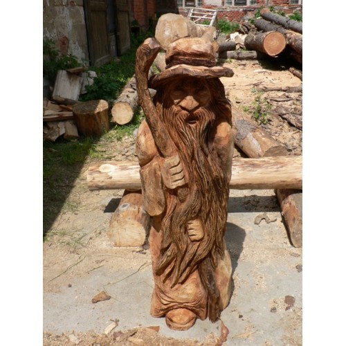 Gandalf - drevená socha - socha z dreva