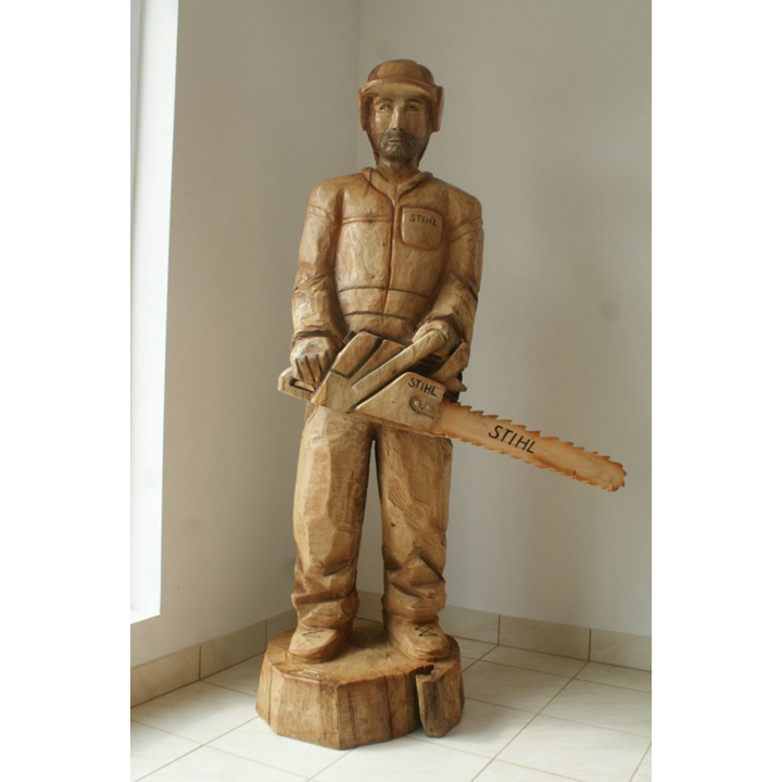 Rezbár - drevená socha - socha z dreva