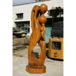 Socha milencov - drevená skulptúra - socha z dreva
